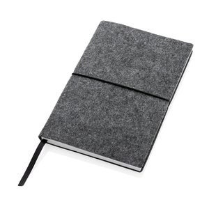 XD Collection P774.47 - GRS-gecertificeerd gerecycled vilten A5 notitieboek