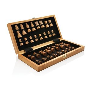 XD Collection P940.12 - Jeu d'échecs en bois pliable de luxe