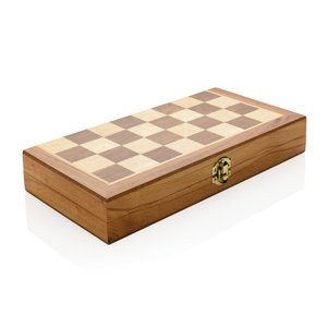 XD Collection P940.12 - Jeu d'échecs en bois pliable de luxe