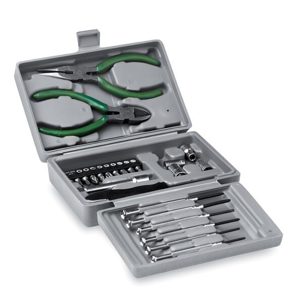 GUILLAUME Set d'outillage, 25 pièces - GiftRetail KC3525