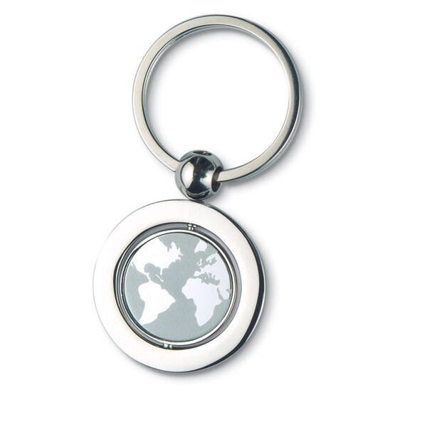 GLOBY Metalen sleutelhanger - GiftRetail KC6297