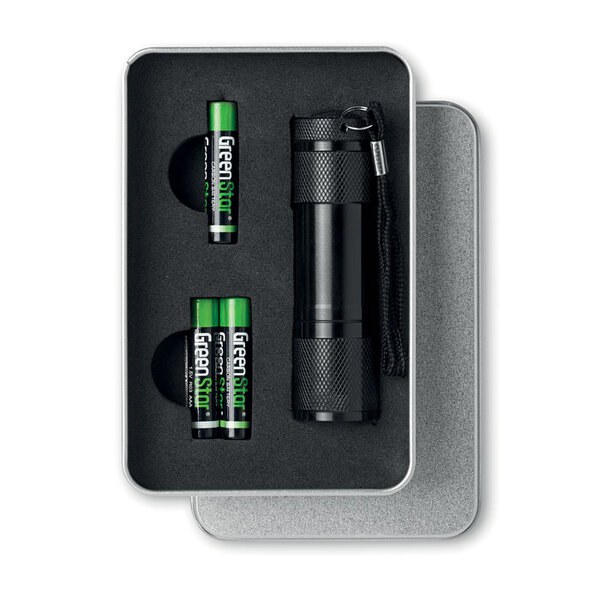 LED PLUS Aluminium LED zaklamp - GiftRetail KC6860