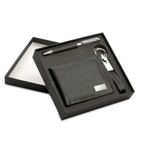 ELEGANCI 3-Delige PU cadeauset - GiftRetail KC7109