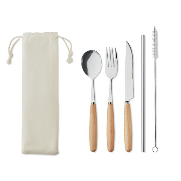 CUSTA SET Couverts en acier inoxydable - GiftRetail MO6336