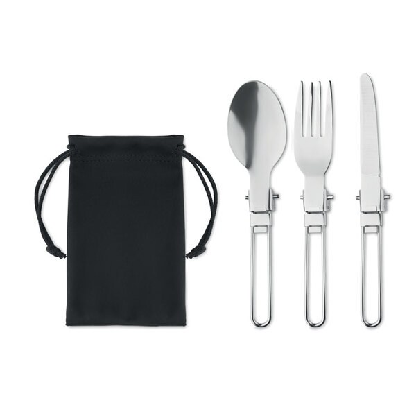 STAPI SET 3-delig kampeerbestek set - GiftRetail MO6359