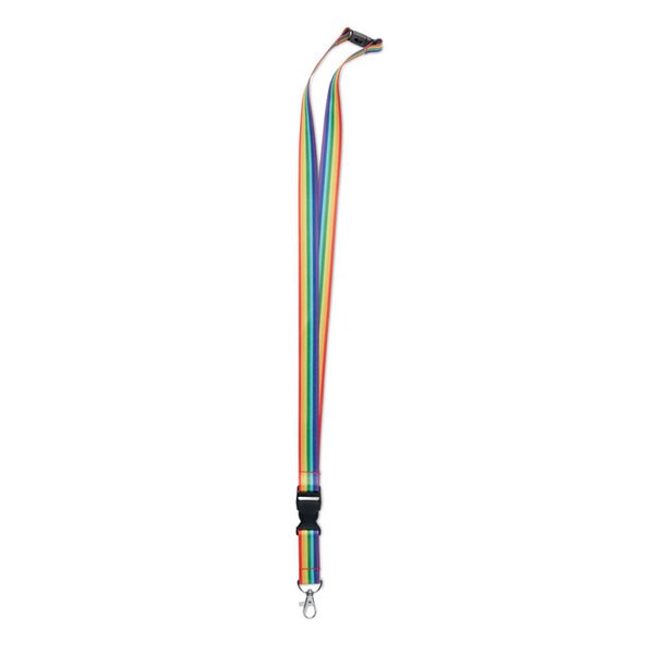 BOWYARD Cordino in RPET arcobaleno - GiftRetail MO6423