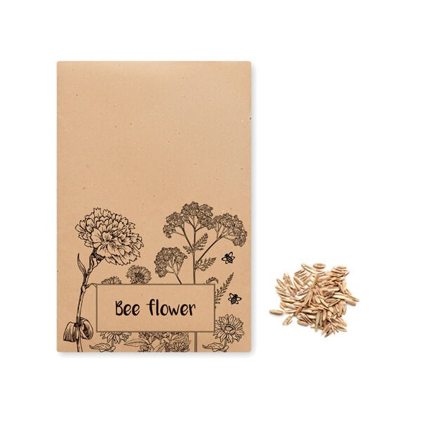 SEEDLOPEBEE Bloemenzaadjes in envelop - GiftRetail MO6501