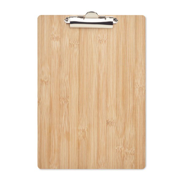 CLIPBO Porte-bloc en bambou A4 - GiftRetail MO6535