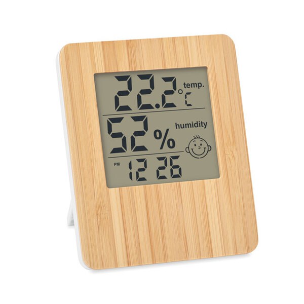 SUNCITY Bamboe weerstation - GiftRetail MO6562
