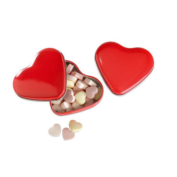 LOVEMINT Snoepjes in metalen doosje - GiftRetail MO7234