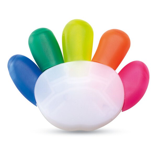 COLORE 5-Kleurige markeerstift - GiftRetail MO7448