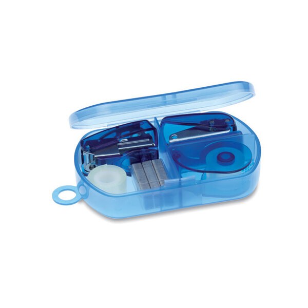 BUROBOX Set papet. en boîte plastique - GiftRetail MO7623