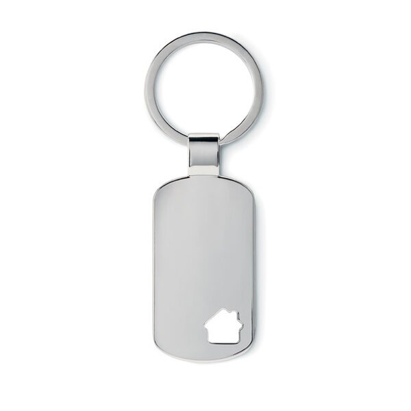 HOUSE KEY Metalen sleutelhanger - GiftRetail MO8693