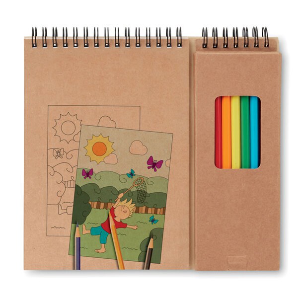 COLOPAD Set de coloriage avec bloc - GiftRetail MO8769