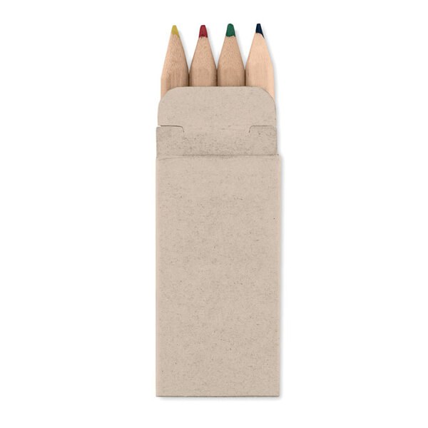PETIT ABIGAIL 4 coloured pencils - GiftRetail MO8924