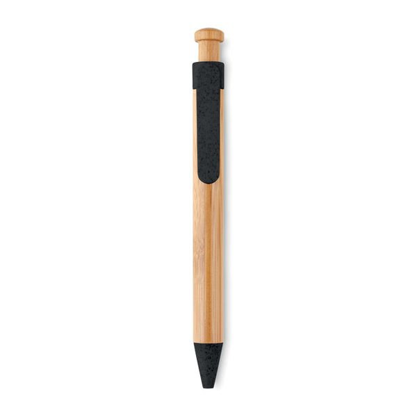 TOYAMA Stylo bambou /paille blé et PP - GiftRetail MO9481