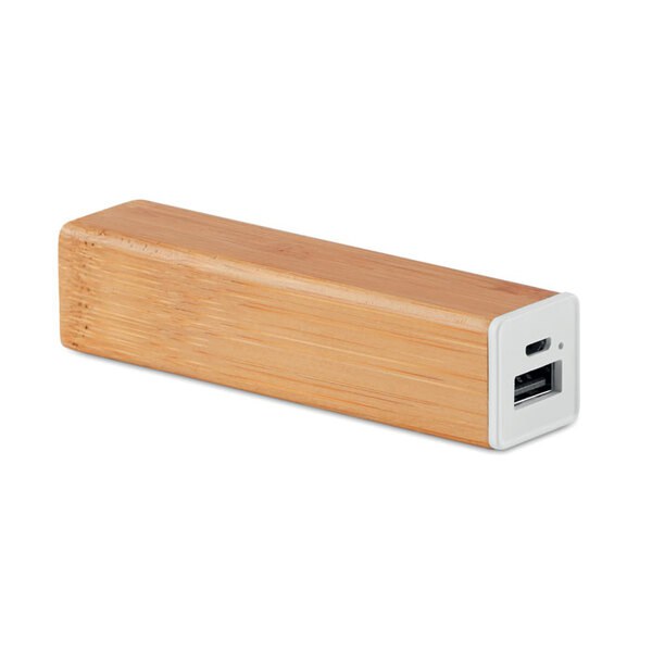 POWERBAM Powerbank bambou 2200 mAh - GiftRetail MO9673