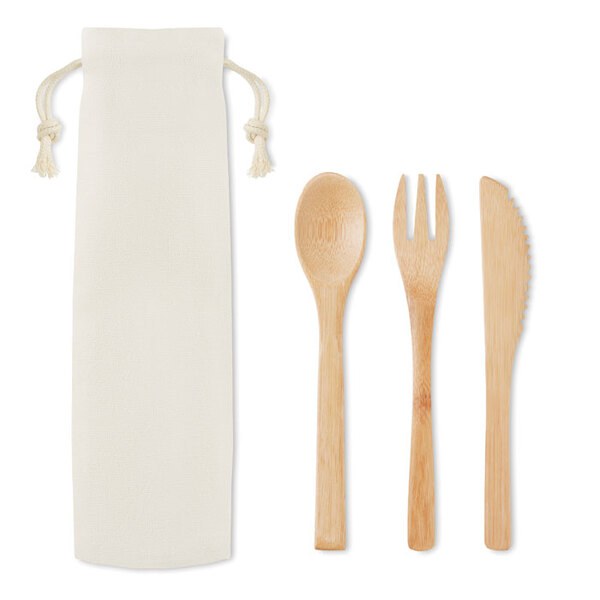SETBOO Set de couverts en bambou - GiftRetail MO9786