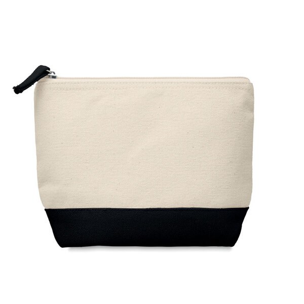 KLEUREN 2-Kleurige katoenen toilettas - GiftRetail MO9815