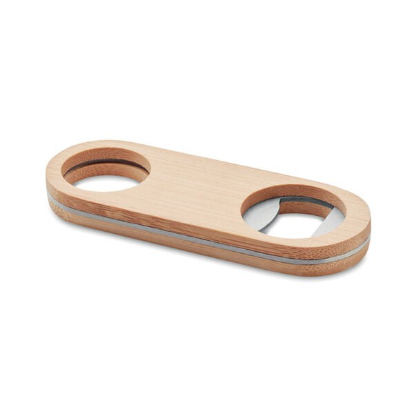VALBAMPER Flesopener van bamboe - GiftRetail MO9925