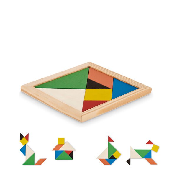 TANGRAM Puzzle Tangram en bois - GiftRetail MO6693