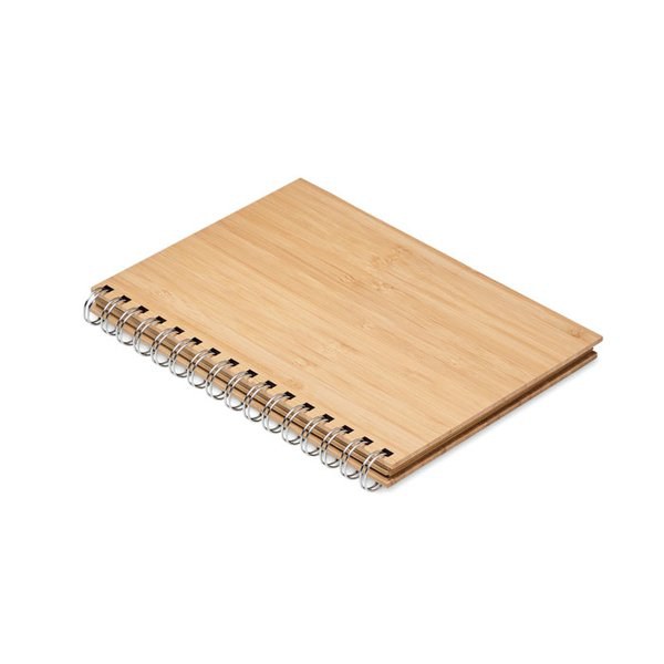 BRAM Carnet à spirale A5 en bambou - GiftRetail MO6790