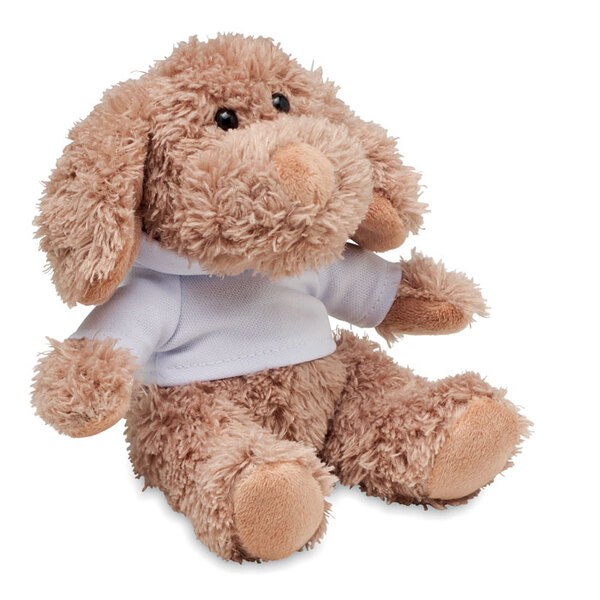 DOGGY Pluche Hond Met Hoodie Voor Sublimatie - GiftRetail MO6806