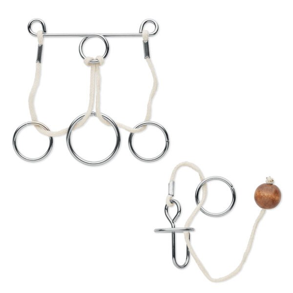 CONNECTION Set van 2 metalen breinbrekers - GiftRetail MO2075