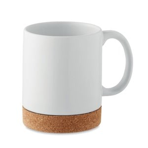 KAROO SUBLIM Sublimatie keramische kurk mok - GiftRetail MO2102