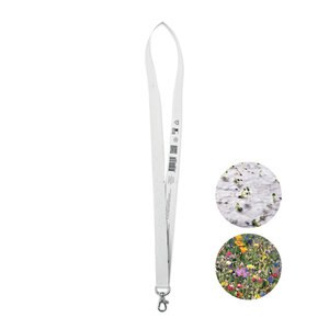 LANSEE Zaadpapier lanyard met haak - GiftRetail MO6906
