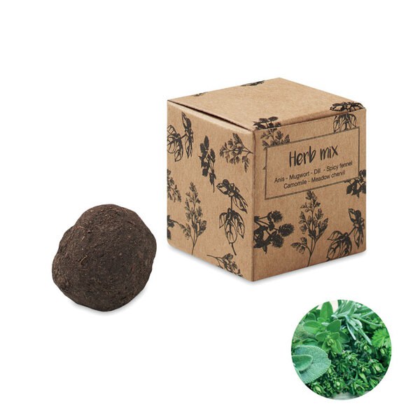 BOMBI III Bombe de graines dherbes - GiftRetail MO6910