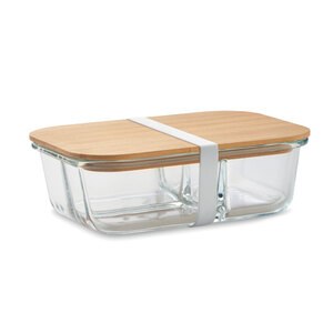TUNDRA 3 Lunchbox en verre et bambou - GiftRetail MO6973