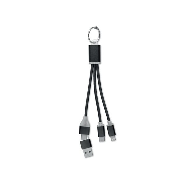 BLUE Câble de charge 4 en 1 type C - GiftRetail MO2141