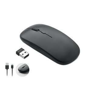 CURVY C Oplaadbare draadloze muis - GiftRetail MO2222