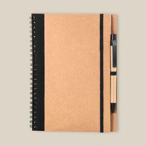 Goya 30108 - A5 Cardboard Notebook with Pen & Elastic RECIKLA