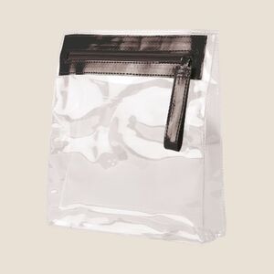 Goya 34026 - Transparante PVC Tas met Rits, 3 Kleuren AGATHA