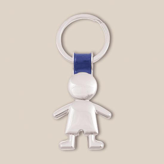 Goya 33078 - Metalen Sleutelhanger Jongen of Meisje in Zwarte Doos KINDER