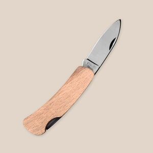Goya 38072 - Compact Zakmes van Roestvrij Staal met Houten Handvat HUMAN