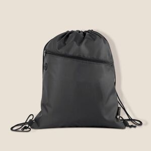 Goya 50045 - RPET Drawstring Backpack with Front Zip CLIMATE