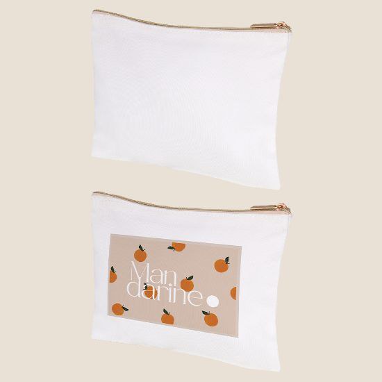 Goya 50063 - Polyester Toilet Bag with Cotton Look POLY
