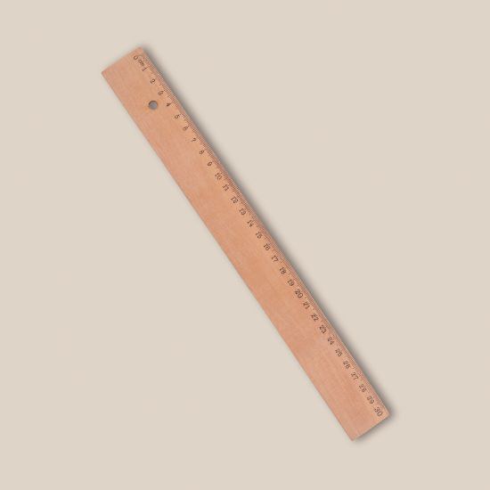 Goya 50077 - Houten liniaal 30 cm lengte DROIT