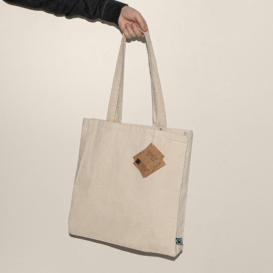Goya 50608 - Sac en Coton Fairtrade 280 gr/m², Résistant avec Anses Longues PHELT