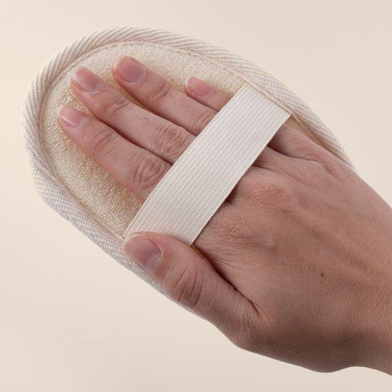 Goya 50680 - Éponge et Gommage Coton Ovale avec Élastique CRIN