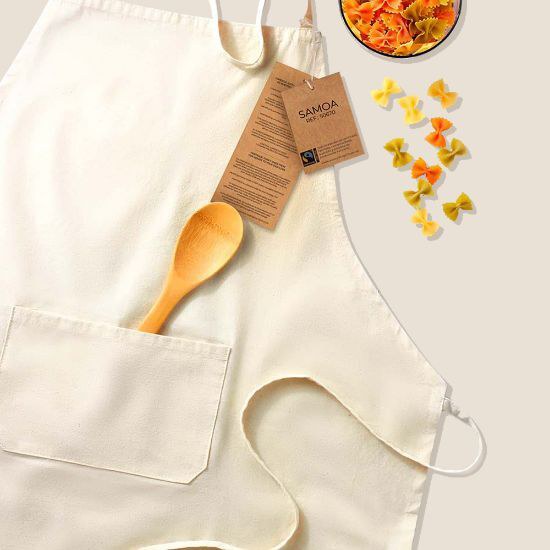 Tablier en Coton Fairtrade 180 gr/m2 Ajustable SAMOA