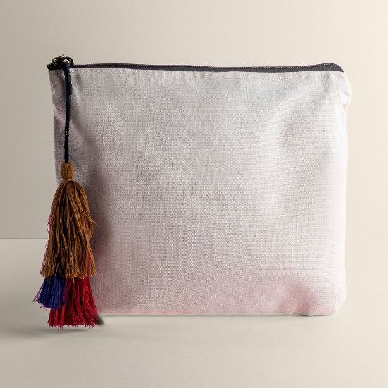 Goya 52017 - Trousse de toilette chanvre 200 gr/m² avec pompons décoratifs HEMP
