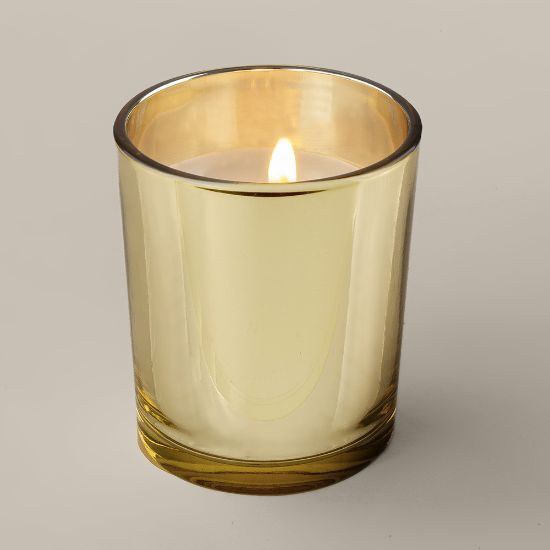 Goya 52523 - Bergamot Scented Wax Candle in Golden Glass LOMBOK