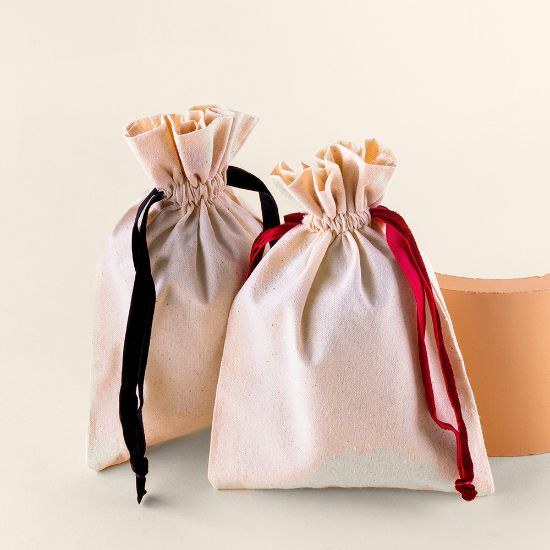 Goya 52516 - Sacs de présentation en coton avec rubans de velours SMALL
