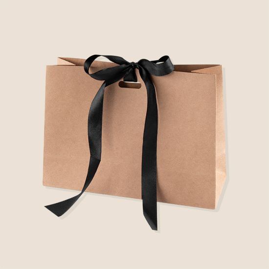 Goya 52548 - Sac de présentation en carton kraft avec ruban KAVAI
