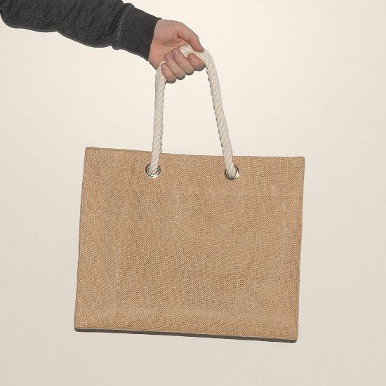 Goya 53000 - Sac en Jute 325gr/m2 à Cordons Longs Laminé TOTEM