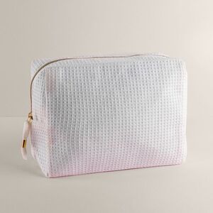 Goya 53035 - Trousse de toilette en coton gaufre avec poignée dorée GARONA